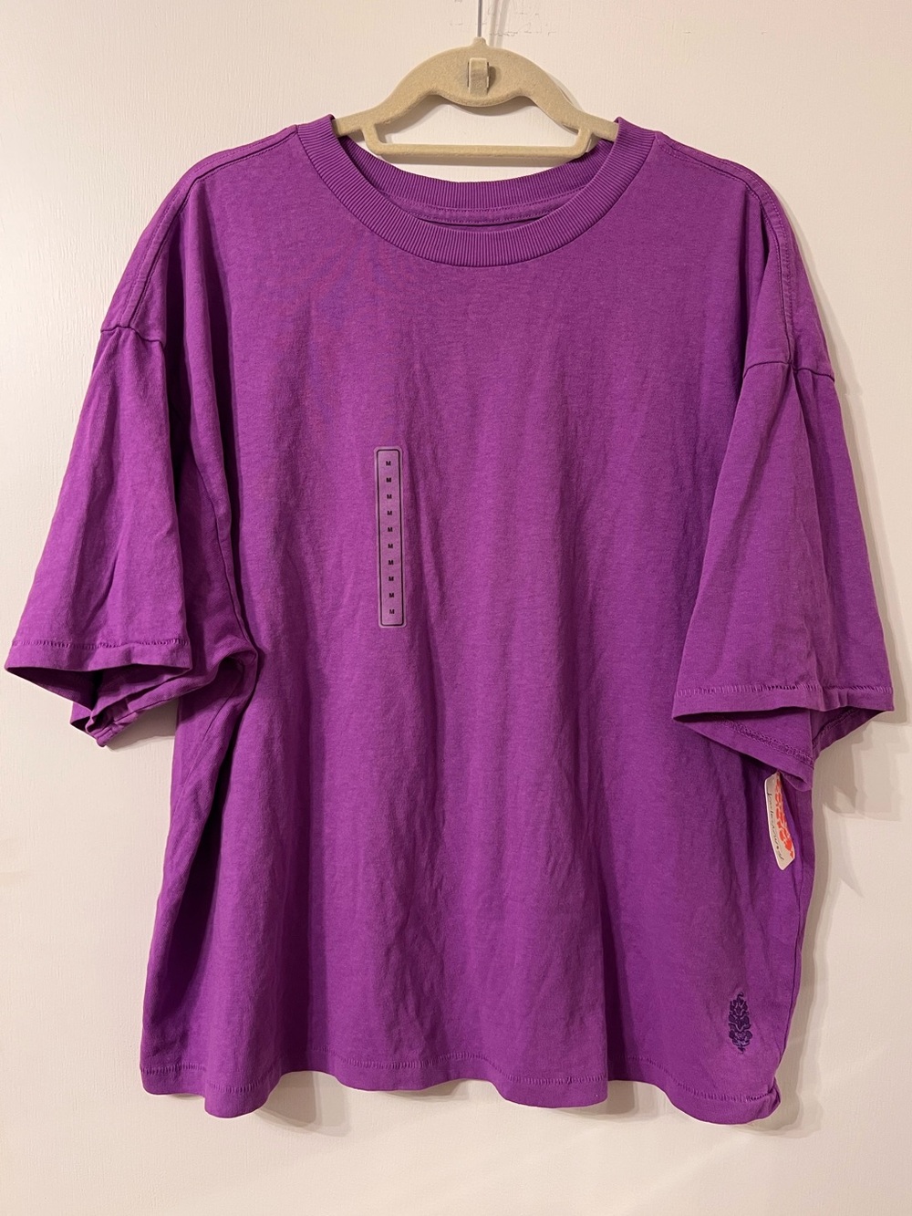 NWT FREE PEOPLE TACKLE TEE IN VIVID VIOLET ✨
